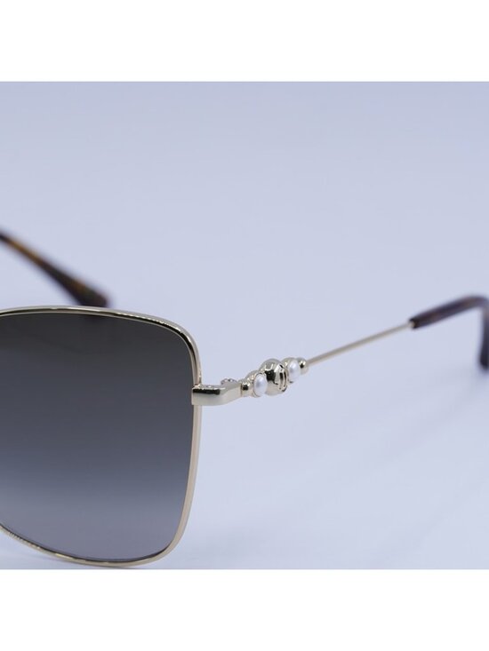 Jimmy Choo TESO/S 0000 HA Sunglasses Gold Butterfly Frame, Brown Lenses main image 8